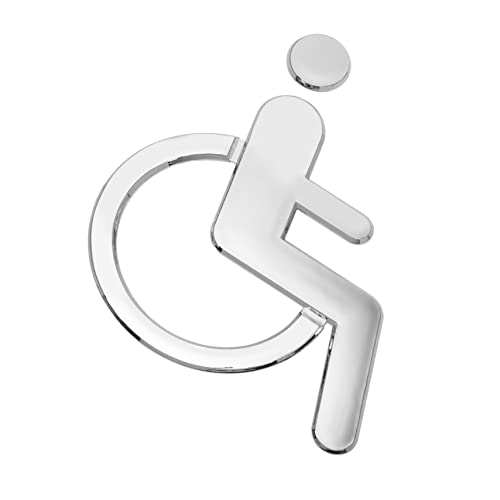 HEALEEP Behindertentoilettenschild Aus Abs Wasserdichtes Einfach Zu Installierendes Schild Für Öffentliche Toiletten Und Aufzüge Barrierefreies Design Für Rollstuhlfahrer HEALEEP Behindertentoilettenschild Aus Abs Wasserdichtes Einfach Zu Installierendes Schild Für Öffentliche Toiletten Und Aufzüge Barrierefreies Design Für Rollstuhlfahrer von HEALEEP