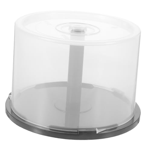HEALEEP CD Aufbewahrungsbox Transparente Kunststoff Box für Tragbar und Leicht Schützt vor Kratzern für Zuhause und Unterwegs Platzsparendes Design von HEALEEP