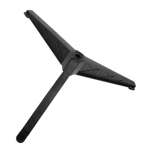 HEALEEP Christbaumständer Weihnachtsbaum Mini Dekorationsständer Kaminsims eng Unterstützung Steht Weihnachtsbaum-Dekorationsbasis Baumbodenbasis Weihnachtsbaumehalter Polystyrol Schwarz von HEALEEP