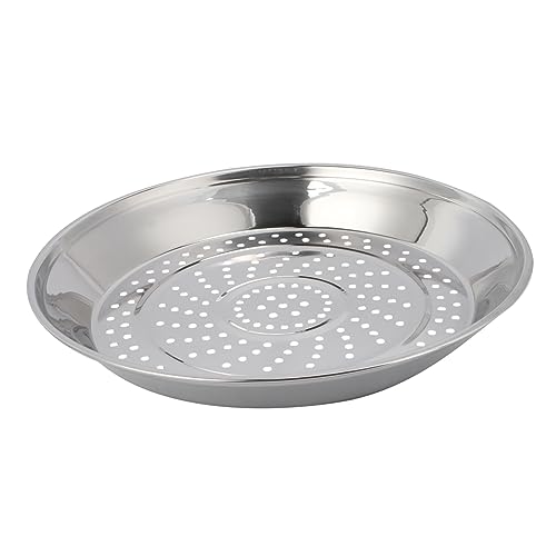 HEALEEP Dampfgarer mit Löchern Dampfplatte für Wok Langlebig und Rostfrei zum Dämpfen von Gemüse Eiern und Gesundes von HEALEEP