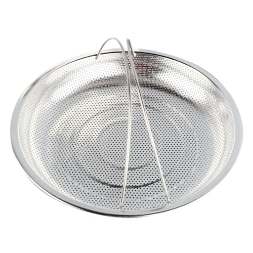 HEALEEP Dampfkorb für Topf mit Griff Micro Perforierter Dampfgareinsatz für Gemüse und Reis Robustes Küchensieb für Gleichmäßige Erwärmung und Schnelle Entwässerung von HEALEEP