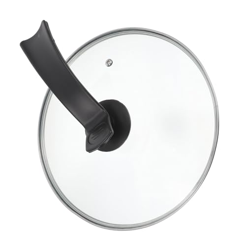 HEALEEP Deckelgriff Glasdeckel für Töpfe Pfannen Hitzebeständig Spülmaschinengeeignet mit Entlüftungsloch als Frischhalteabdeckung Transparentes Design HEALEEP Deckelgriff Glasdeckel für Töpfe Pfannen Hitzebeständig Spülmaschinengeeignet mit Entlüftungsloch als Frischhalteabdeckung Transparentes Design von HEALEEP