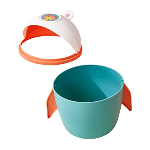 HEALEEP Desktop Mülleimer mit Deckel Abfalleimer im Cartoon Design für Büro Wohnzimmer und Kinderzimmer für Papierabfälle und Kleinteile Zufällige Farbe von HEALEEP