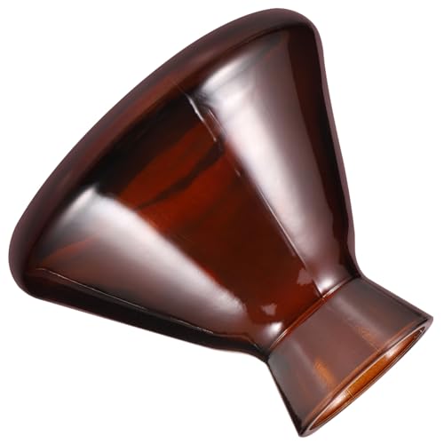 HEALEEP Diffuser Flasche Glas Duftzerstäuber mit Trichteröffnung Nachfüllbare Aroma Flasche für Zuhause und Büro Transparent Modernes Design Stilvolle Raumduftverteilung von HEALEEP