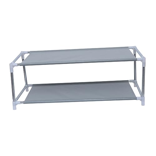HEALEEP Doppelschichtiger Schuhregal aus Metall Platzsparender Schuhhalter für Schlafzimmer Installieren für Slipper und Schuhe für Studentenwohnheime und Kleine Räume HEALEEP Doppelschichtiger Schuhregal aus Metall Platzsparender Schuhhalter für Schlafzimmer Installieren für Slipper und Schuhe für Studentenwohnheime und Kleine Räume von HEALEEP