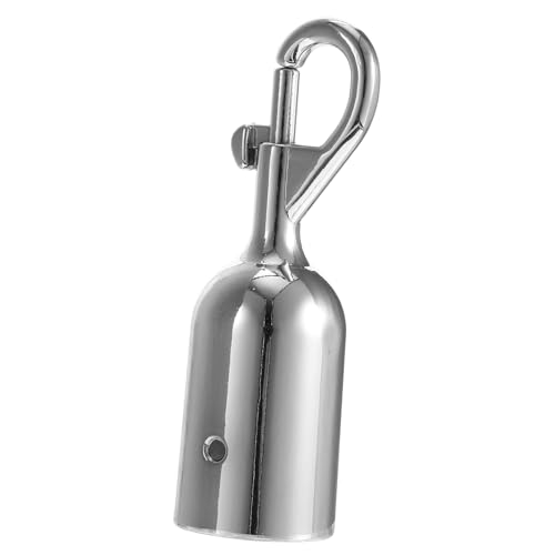 HEALEEP Doppelter Metallhaken für Empfangspoller Robuster Seil Haken zur Absperrung von Menschenmengen für Bank Hotel und Flughafen Langlebig und Elegant im Design HEALEEP Doppelter Metallhaken für Empfangspoller Robuster Seil Haken zur Absperrung von Menschenmengen für Bank Hotel und Flughafen Langlebig und Elegant im Design von HEALEEP