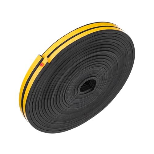 HEALEEP E Selbstklebende Türdichtung aus Epdm Schallisolierend Zugluftstopper für Türen und Fenster Elastische Fensterdichtungsband Geräuschreduzierung Einfache Montage Schwarz HEALEEP E Selbstklebende Türdichtung aus Epdm Schallisolierend Zugluftstopper für Türen und Fenster Elastische Fensterdichtungsband Geräuschreduzierung Einfache Montage Schwarz von HEALEEP