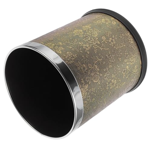 HEALEEP Europäischer Kunststoff mülleimer Rund Haushalt Abfalleimer Abfallbehälter für Küche Bad Wohnräume Vielseitig Kompakt Praktisch Einfache Müllentsorgung Zufällige Zufällige Farbe von HEALEEP