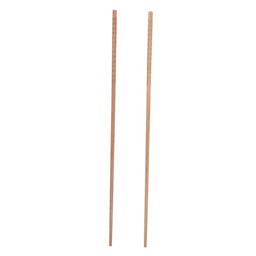 HEALEEP Extra Lange Holz Kochstäbchen aus Buchenholz Wiederverwendbare Essstäbchen für Hot Pot und Frittieren für Sushi und Nudelgerichte Leicht und Langlebig von HEALEEP
