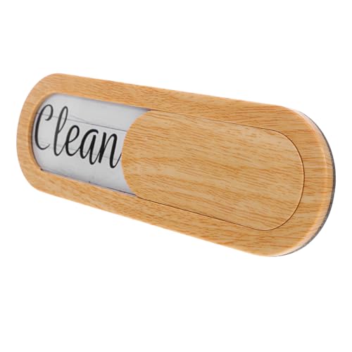 HEALEEP Geschirrspüler Magnet Clean Dirty Schild Beidseitig Schiebbar Kratzfestes Langlebiges Indikator Schild für Sauberes oder Schmutziges Geschirr Stilvolles Küchenaccessoire von HEALEEP