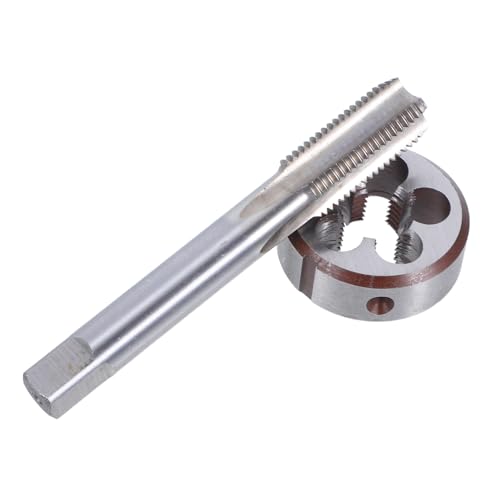 HEALEEP Gewindebohrer und Schneideisen Set Rechts Hochleistungsmaschinengewinde Metrisches Tap Set für Gewindeschneiden und Reparieren Ergonomisch von HEALEEP