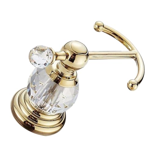 HEALEEP Goldene Wandhaken für Bad und Wohnzimmer Moderner Wandhaken zur Aufbewahrung von Handtüchern Mänteln und Installieren Dekorativ und Langlebig von HEALEEP