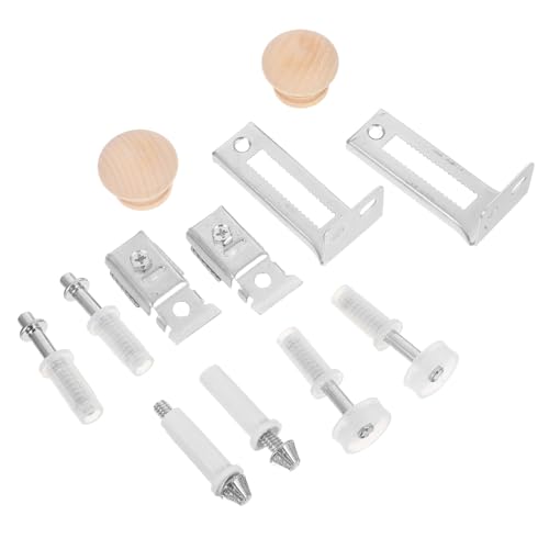 HEALEEP Heavy duty Bifold Türbeschlag Metall Top pivot Scharnier Komplettset für Schrank Türführung Robust Kratzfest für Enge Räume und Hohe Beanspruchung von HEALEEP
