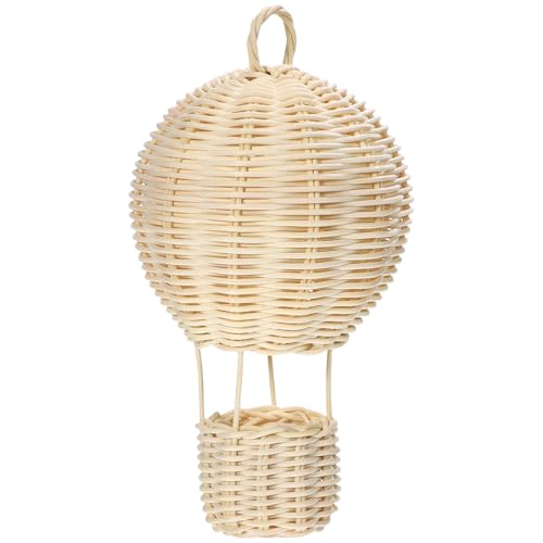 HEALEEP Rattan Lampenschirm Heißluftballon Hängelampe Schlafzimmer Vintage Dekoration für Innenräume HEALEEP Rattan Lampenschirm Heißluftballon Hängelampe Schlafzimmer Vintage Dekoration für Innenräume von HEALEEP