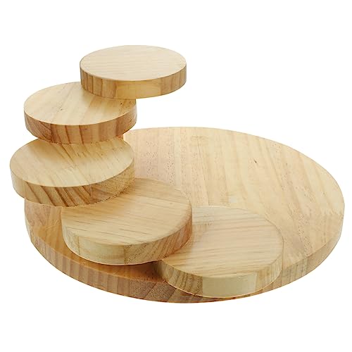 HEALEEP Holz Sushi Servierteller Rotierendes Design Japanische Sushi Platte für Vorspeisen Desserts Servierlösung für Zuhause Restaurants von HEALEEP