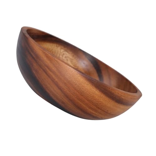 HEALEEP Holzschale Handgefertigt Glatte Oberfläche Vielseitige Obst und Salatschüssel Natürliche Holzstruktur für Snacks und Haushalt HEALEEP Holzschale Handgefertigt Glatte Oberfläche Vielseitige Obst und Salatschüssel Natürliche Holzstruktur für Snacks und Haushalt von HEALEEP
