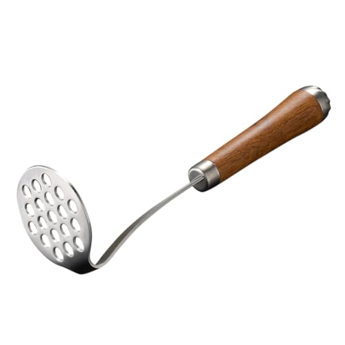 HEALEEP Kartoffelstampfer mit Holzgriff Handlicher Kartoffelbrei Stampfer für Kartoffelpüree Babynahrung und Gemüse Robustes Küchengerät Einfach zu Reinigen HEALEEP Kartoffelstampfer mit Holzgriff Handlicher Kartoffelbrei Stampfer für Kartoffelpüree Babynahrung und Gemüse Robustes Küchengerät Einfach zu Reinigen von HEALEEP