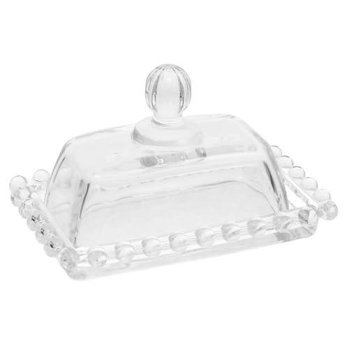 HEALEEP Klarer Butterdose mit Deckel Butterplatte für Desserts und Käse Spülmaschinenfest für Esstisch HEALEEP Klarer Butterdose mit Deckel Butterplatte für Desserts und Käse Spülmaschinenfest für Esstisch von HEALEEP