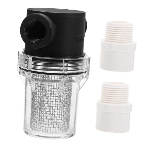 HEALEEP Kleiner Wasserfilter mit Feinem Sieb Robustem Kunststoff Installieren und Wiederverwendbar für Gartenbewässerung und Rohrleitungssysteme Kompatibel mit PVC Rohren Langlebig und von HEALEEP