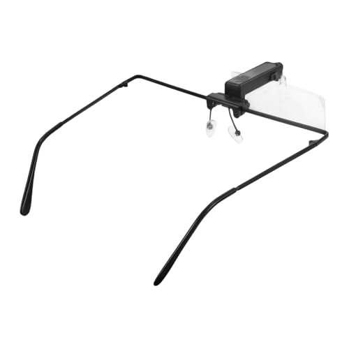 HEALEEP Kopf Lupe mit LED Licht Vergrößerungsbrille für Präzises Arbeiten Lesen Basteln und Reparaturen von Uhren und Elektronik Fach Vergrößerung HEALEEP Kopf Lupe mit LED Licht Vergrößerungsbrille für Präzises Arbeiten Lesen Basteln und Reparaturen von Uhren und Elektronik Fach Vergrößerung von HEALEEP