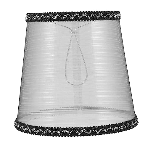 HEALEEP Kronleuchter Lampenschirm Clip Transparente Stoffabdeckung für Hängelampe Design für Wohnzimmer und Schlafzimmer Installieren Langlebig und von HEALEEP