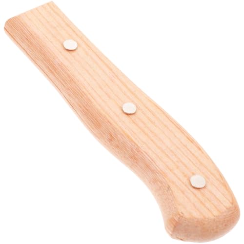HEALEEP Küchenmesser Ersatzgriff aus Hochwertigem Holz Ergonomischer Cutter Handgriff für Praktisch und Leicht zu Installieren für Küchenschneider und DIY Projekte Langlebig und Stabil von HEALEEP