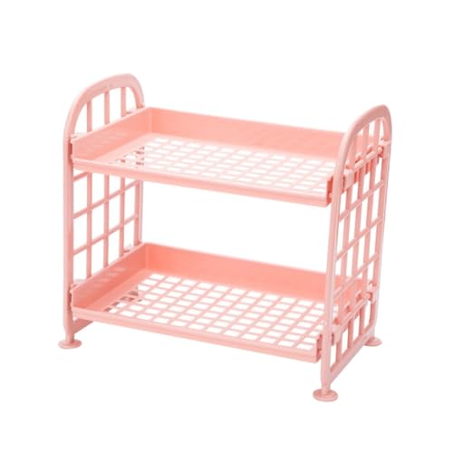 HEALEEP Lagiges Küchen und Badezimmer Organizer Regal aus Robustem Kunststoff Multifunktional für Arbeitsplatte Toilettenartikel und Gemüse Platzsparend für Haushalt und Innenbereich von HEALEEP