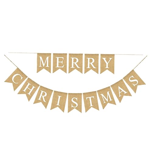 HEALEEP Merry Christmas Buchstaben Girlande aus Leinen DIY Weihnachtsbanner mit Rustikalem Burlap Wimpelkette für Party und Wanddekoration Vielseitig für Innen und Außenbereich Geeignet HEALEEP Merry Christmas Buchstaben Girlande aus Leinen DIY Weihnachtsbanner mit Rustikalem Burlap Wimpelkette für Party und Wanddekoration Vielseitig für Innen und Außenbereich Geeignet von HEALEEP