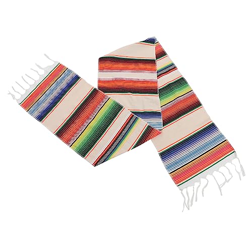 HEALEEP Mexikanischer Tischläufer Dekorative Tischdecke aus M² Stilvolles Design für Partys Wohnzimmer Garten und Besondere Anlässe Farbenfrohe Tischabdeckung von HEALEEP