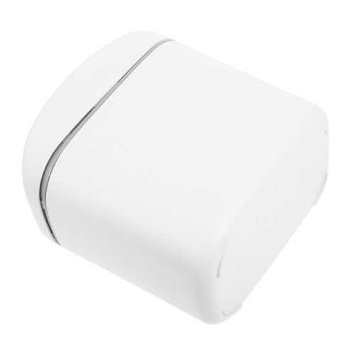 HEALEEP Mini Abfalleimer mit Deckel Eleganter Schreibtisch Mülleimer für Büro und Zuhause Praktischer und Schmaler Papierkorb mit Schüttdeckel für Müheloses Entsorgen von Abfällen von HEALEEP