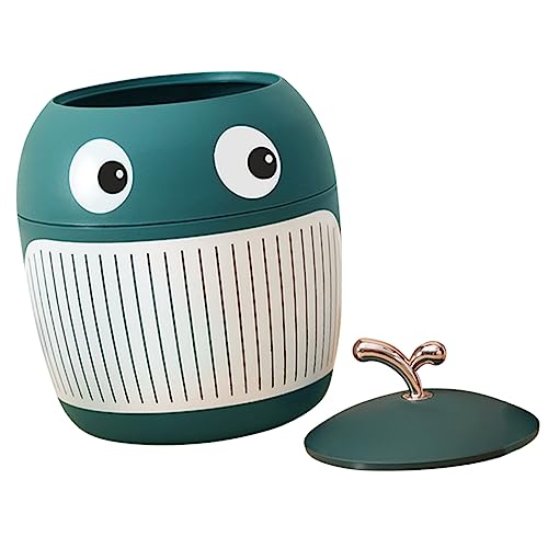 HEALEEP Mini Desktop Abfallkorb Tragbarer Müllbehälter für Home Office und Makeup Tische Kompakt für Schreibtisch und Innenschränke von HEALEEP