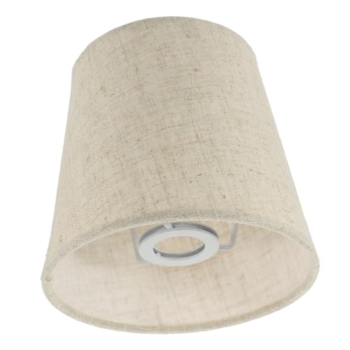 HEALEEP Moderner Lampenschirm aus Grobem Leinenstoff Ersatzschirm für Nachttisch und Stehlampen Einfach zu Montieren Dekorativ und Schützend Geeignet für Wohnzimmer Schlafzimmer von HEALEEP