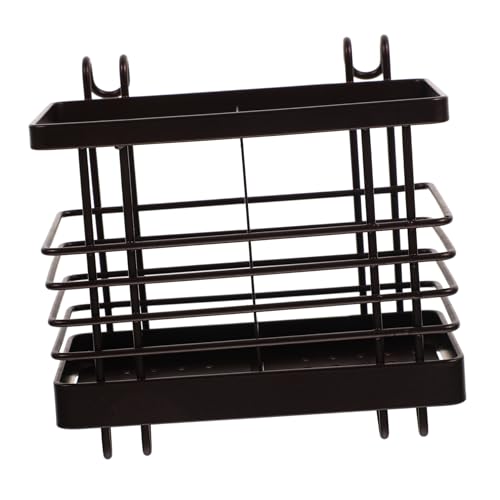 HEALEEP Multifunktionaler Küchenutensilienhalter aus Hochwertigem Material Desktop Besteck Organizer mit Abtropfloch für Löffel und Essstäbchen zur Aufbewahrung und Dekoration von HEALEEP