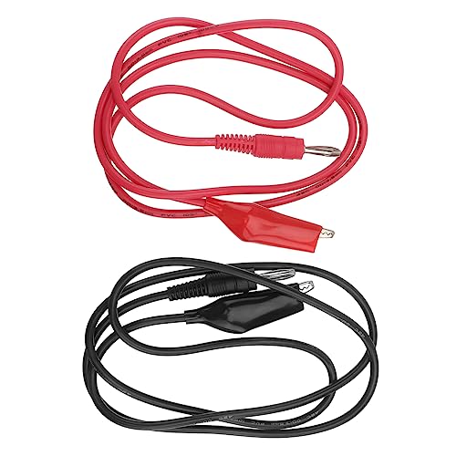 HEALEEP Multimeter Testleitungen mit Krokodilklemmen Flexible Kabel für Elektronische Prüfungen Geeignet für Multimeter Stromversorgung und für Digitale Schaltungen und Industrielle von HEALEEP