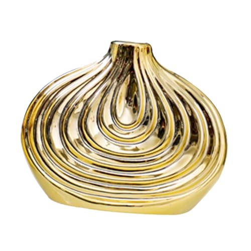 HEALEEP Nordic Minimalist Abstract Ceramic Flower Vase Modern Deko Für Wohnzimmer Esszimmer Und Büro Kleine Stilvolle Blume Arrangement Vase Aus Hochwertigem Keramikmaterial von HEALEEP