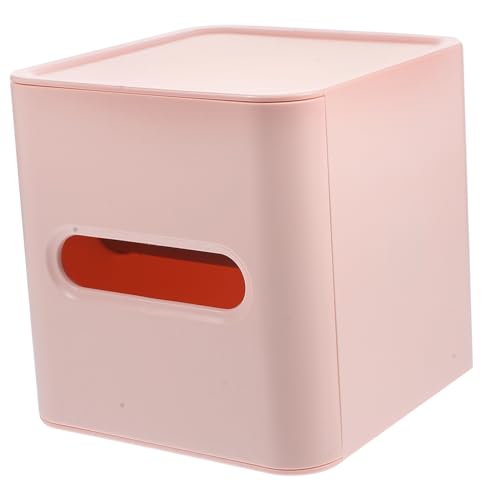 HEALEEP Quadratische Taschentuchbox aus Robustem Multifunktionaler Papierspender für Desktop Eleganter Tissue Organizer für Büro Hotel rutschfeste Leichte Aufbewahrung von HEALEEP