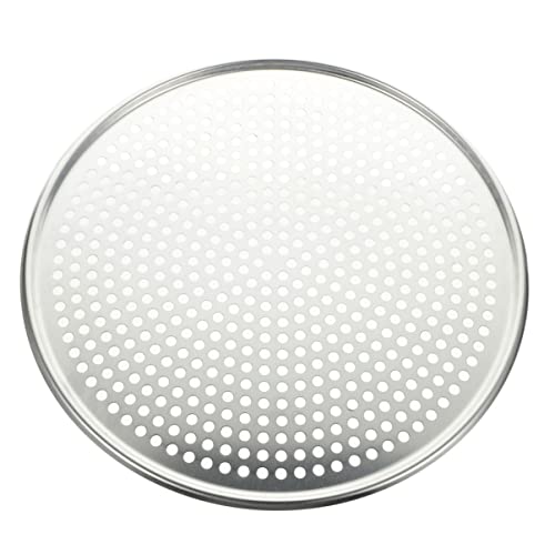 HEALEEP Runde Backform aus Perforierte Pizzaplatte für Einfache Handhabung für Pizza Kuchen und Energiesparend Leicht zu Reinigen und Langlebig von HEALEEP