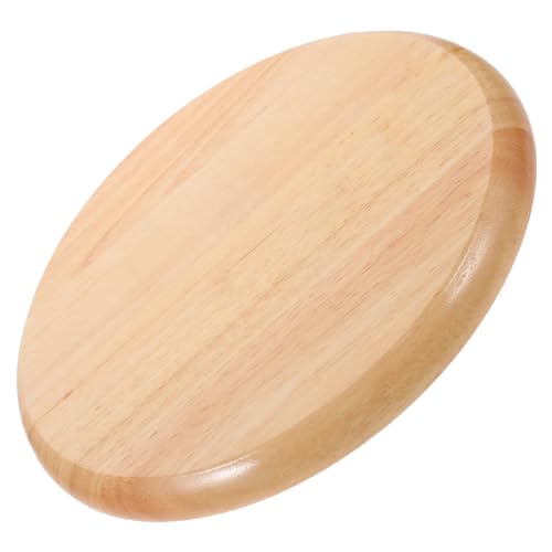 HEALEEP Runder Hocker Ersatzsitz aus Gummibaum Holz Sitzteil für Barhocker und Esszimmerstühle und Langlebig Design für Zuhause von HEALEEP
