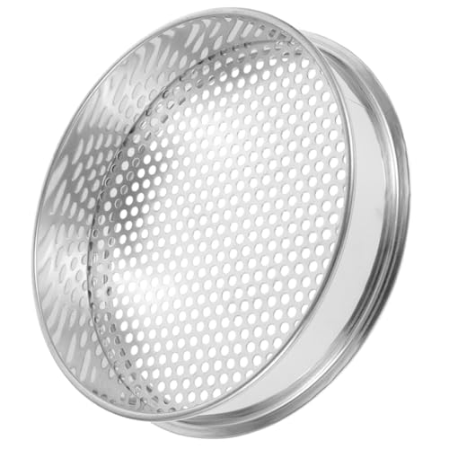 HEALEEP Rundes Gartensieb Bodenfilter mit Löchern Tragbar Langlebig für Gartenerde Effizientes von Schmutz von HEALEEP