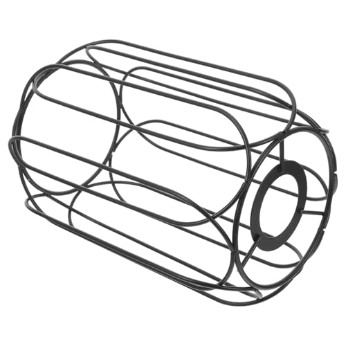 HEALEEP Rustikaler Lampenschirm aus Metall mit Vintage Design Langlebiger Industrie Stil Lampenschutz für Pendelleuchten Steh Deckenlampen für Cafés Esszimmer und Wohnzimmer von HEALEEP