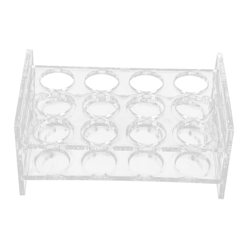 HEALEEP Schnapsglas Organizer Transparent Reihen für Bar und Party Praktischer Schnapsglasständer Vitrine für Gläser Waschbar und Wiederverwendbar Hochwertiges Design von HEALEEP