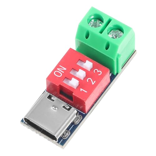 HEALEEP Schnelllade-Testplatine Stecker Ladegerät Stromspannung Power Bank Elektrowerkzeuge USB spannungsprüfer spannungstester PD Schnellladetest QC-Testplatine Triggerplatine qc pd Holz von HEALEEP