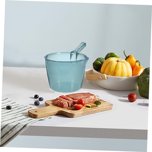 HEALEEP Transparente Wasserlöffel mit Langem Ergonomischem Griff Dicker Vielseitig als Badelöffel Küchenschöpfer und Trinkwasserlöffel für Haushalt und Camping Wiederverwendbar von HEALEEP