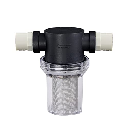 HEALEEP Vorfilter für Gartenpumpen und Waschmaschinen Hochdruck Wasserfilter mit PVC und Mesh Langlebig und Einfach zu Reinigen für Einsatz in Bewässerung von HEALEEP