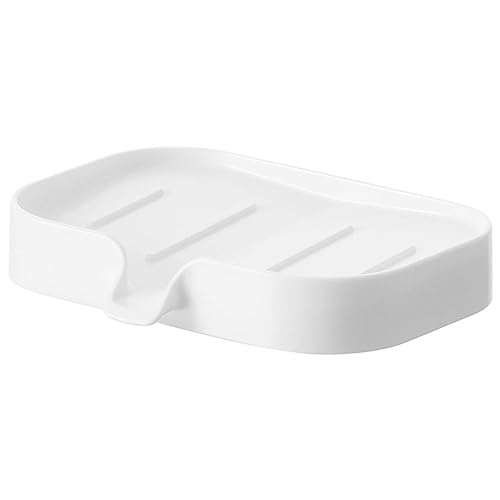 HEALEEP Wandmontierte Seifenschale aus Abs-Material für Badezimmer und Küche Praktische Seifenablage mit Wasserfilter Stylisches Design für Freunde von HEALEEP