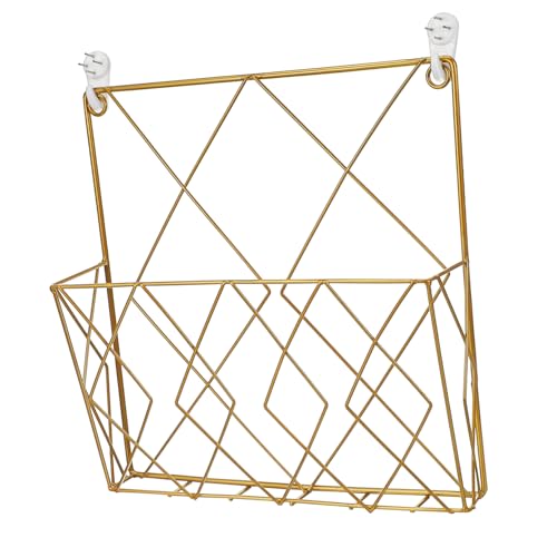 HEALEEP Wandmontierter Zeitschriftenhalter aus Metall Goldene Buchablage Platzsparender Magazine Organizer für Zeitungen und Dokumente Stilvolles Design für Zuhause und Büro HEALEEP Wandmontierter Zeitschriftenhalter aus Metall Goldene Buchablage Platzsparender Magazine Organizer für Zeitungen und Dokumente Stilvolles Design für Zuhause und Büro von HEALEEP