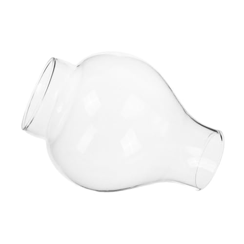 HEALEEP Winddichter Vintage Glasschirm für Öllampen Handgeblasenes Robustes Klarer Ersatzschirm für Sturmlaternen und Antike Öllampen Langlebiger Lampenschirm für Gemütliche Beleuchtung von HEALEEP