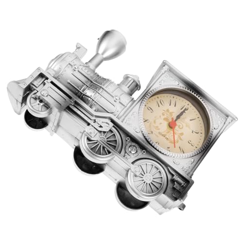 HEALEEP Zug Wecker Uhr im Kreativen Design für Schlafzimmer und Wohnzimmer Funny Desktop Ornament Leicht Gefertigt von HEALEEP