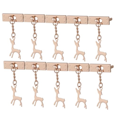 HEALLILY 10stücke Dekorative Hirschförmige Schnallen Für DIY Taschenzubehör Elegant Und Antikorrosiv Für Handtaschen Und Geldbörsen HEALLILY 10stücke Dekorative Hirschförmige Schnallen Für DIY Taschenzubehör Elegant Und Antikorrosiv Für Handtaschen Und Geldbörsen von HEALLILY