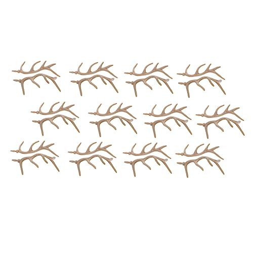 HEALLILY 12 Paare Kunststoff Rentiergeweih Zweige Langlebige DIY Schneemann Hände Bastelzweige Sichere Weihnachtsdeko für und Geschäft Glatte Oberfläche Praktische Weihnachtsornamente HEALLILY 12 Paare Kunststoff Rentiergeweih Zweige Langlebige DIY Schneemann Hände Bastelzweige Sichere Weihnachtsdeko für und Geschäft Glatte Oberfläche Praktische Weihnachtsornamente von HEALLILY